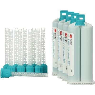 3M™ Imprint™ 3 VPS Impression Material, Monophase Medium Body, Refill Pack of 4 x 50 mL Cartridges with 10 Mixing Tips, 10781 thumbnail 9