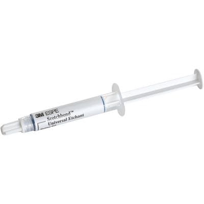3M Scotchbond Universal Etchant Etching Gel, 32% Phosphoric Acid, 3 mL Syringe, Blue, 2/Pk, 41263 thumbnail 19