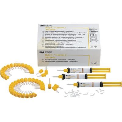 3M RelyX Unicem 2 Self-Adhesive Resin Cement, Automix Syringe Value Pack, A3 Opaque, 3 x 8.5 g Syringes, 56857 thumbnail 30