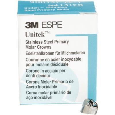 3M Unitek Stainless Steel Primary Molar Crowns, Lower Left First Molar, Size 1 (LL1), 5/Box, 900131 thumbnail 15