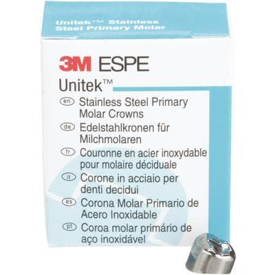 3M Unitek Stainless Steel Primary Molar Crown, Lower Right First Molar, Size 2 (LR2), 5/Box, 900142 thumbnail 15
