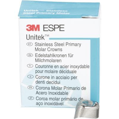 3M Unitek Stainless Steel Primary Molar Crown, Upper Right First Molar, Size 5 (UR5), 5/Box, 900125 thumbnail 15