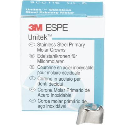 3M Unitek Stainless Steel Primary Molar Crown, Upper Left First Molar, Size 6 (UL6), 5/Box, 900116 thumbnail 16