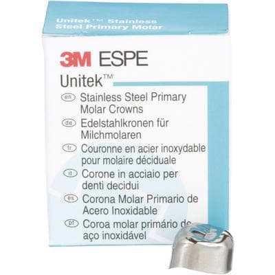 3M Unitek Stainless Steel Primary Molar Crowns, Upper Right First Molar, Size 7 (UR7), 5/Box, 900127 thumbnail 16