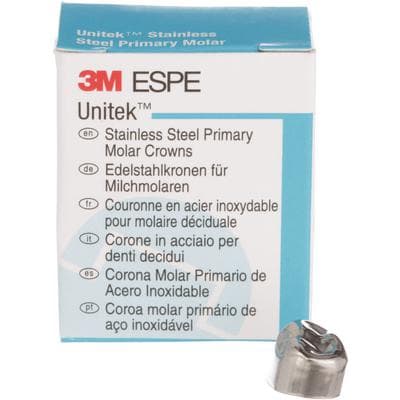 3M Unitek Stainless Steel Primary Molar Crowns, Lower Right First Molar, Size 7 (LR7), 5/Box, 900147 thumbnail 17