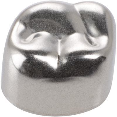 3M Unitek Stainless Steel Primary Molar Crowns, Upper Right Second Primary Molar, Size 3 (UR3), 5/Box, 900223 thumbnail 16
