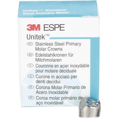 3M Unitek Stainless Steel Primary Molar Crowns, Lower Right Second Primary Molar, Size 3 (LR3), 5/Box, 900243 thumbnail 16