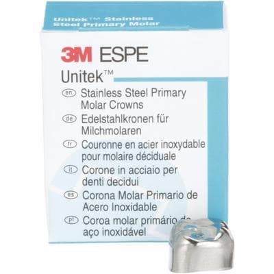 3M Unitek Stainless Steel Primary Molar Crown, Upper Right Second Primary Molar, Size 6 (UR6), 5/Box, 900226 thumbnail 16