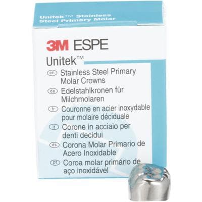 3M Unitek Stainless Steel Primary Molar Crowns, Lower Right Second Primary Molar, Size 6 (LR6), 5/Box, 900246 thumbnail 16