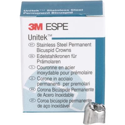 3M Unitek Permanent Stainless Steel Crown, Lower Right Second Bicuspid, Size 1 (1LR), Refill Box of 5, 900641 thumbnail 15