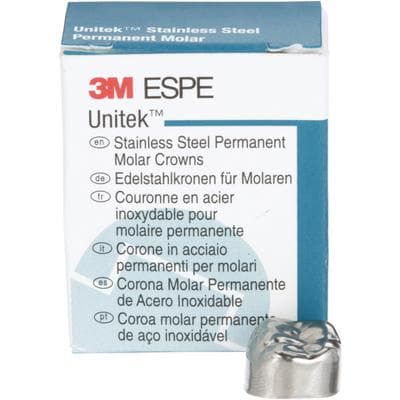 3M Unitek Stainless Steel Permanent Molar Crowns, Lower Right First Permanent Molar, Size 5 (5LR), 5/Box, 900345 thumbnail 16