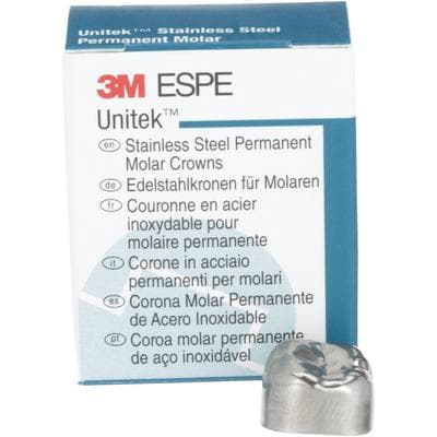 3M Unitek Stainless Steel Crown, Permanent Molar, Lower Right Second Molar, Size 6 (2LR6), 5/Box, 900446 thumbnail 16