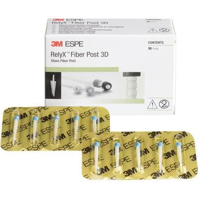3M RelyX Fiber Post 3D Glass Fiber Post Refill, Size 3 (1.9mm), Blue, 10/Pk, 56951 thumbnail 17