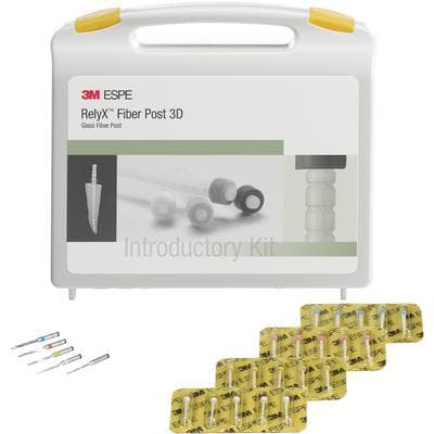 3M RelyX Fiber Post 3D Glass Fiber Post Intro Kit, Assorted Sizes 0-3, 20 Posts & 5 Drills, 56957 thumbnail 14