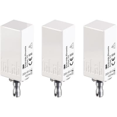 3M™ Chairside Zirconia CEREC Bridge Block Refill, Shade D2, 39mm, Pack of 3, 69955 thumbnail 17