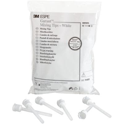 3M Garant Mixing Tips, Polyether Light Body, White, 50/Pk, 71451 thumbnail 11