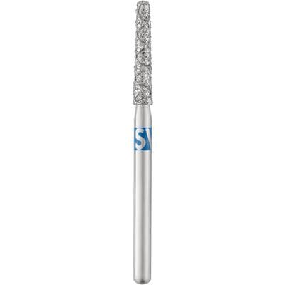 Piranha 2X Diamond Burs, FG, Round End Taper, #856-018, 1.8 mm Head Diameter, Medium Grit, Blue, 5/Pk, 856-018-2X thumbnail 8