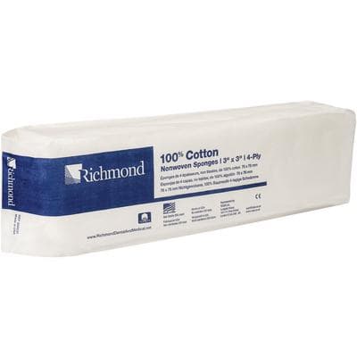 Sion Brands 100% Cotton Non-Woven Sponges, 3" x 3", 4-Ply, Non-Sterile, 4000/Case thumbnail 4