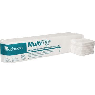 Richmond Dental MultiPly™ Rayon/Poly Nonwoven Sponges, 2" x 2", 8-Ply, Non-Sterile, 3000/Case (30 sleeves of 100) thumbnail 4
