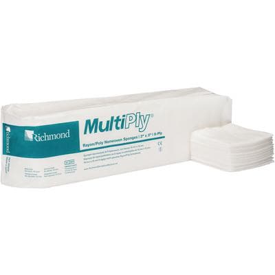 Richmond Dental MultiPly™ Rayon/Poly Nonwoven Sponges, 3" x 3", Non-Sterile, 8-Ply, 2500/Case thumbnail 4