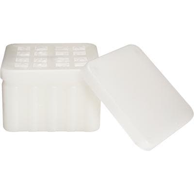 Sion Brands Temple Plastic Cotton Pellet Dispenser with 6 Refills, Assorted Sizes #1-#4, Clear thumbnail 5