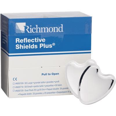 Reflective Shields Plus® Dual Pack, Nonsterile, 25 Small & 25 Large, 50/Box thumbnail 3