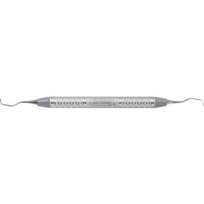 Hu-Friedy EmPowerment Gracey Scaler/Curette, Double End, #1/2, EverEdge 2.0, #9 Steel Handle, Power Compliant, EE2, Gray, 1/Pkg thumbnail 3