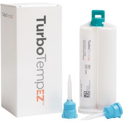 TurboTemp EZ™ Self-Cure Provisional Crown & Bridge Composite Refill Kit, Shade C3, 82 g Cartridge with 10 Mixing Tips thumbnail 2
