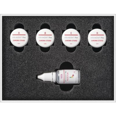 VITA Akzent Plus Chroma 3D Master Paste Kit - 5 Shade Stains with Paste Fluid thumbnail 3