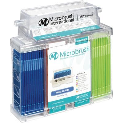 Microbrush Plus Micro-Applicator Dispenser Kit, Regular (2.0 mm), Assorted Colors, 400/Pk, PR400-KIT thumbnail 16