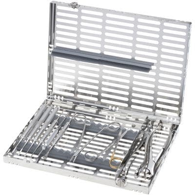 Hu-Friedy Atraumatic Extraction Kit, Surgical Instrument Assorted Kit, Stainless Steel, 15-Piece, IMATRAEXT thumbnail 3