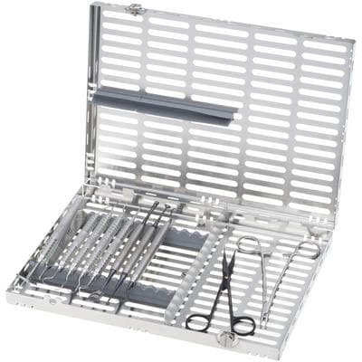 Hu-Friedy Basic Perio Kit, Surgical, 12-Piece Signature Series, Stainless Steel, IM4121 thumbnail 4