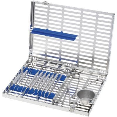 Hu-Friedy Bone Grafting Kit, Surgical, Stainless Steel, 15-Piece, IMS Signature Series Cassette thumbnail 4