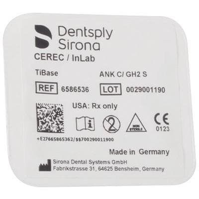 Sirona TiBase Abutment ANK C/GH2 S, Titanium, Ankylos Compatible, 1/Kit thumbnail 5