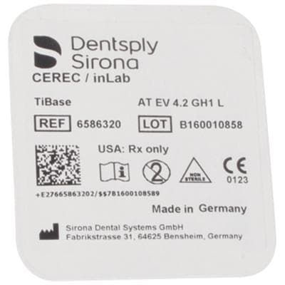 Sirona TiBase AT EV 4.2 GH1 L Abutment Kit with Abutment Screw thumbnail 5