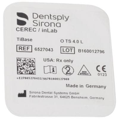 Sirona TiBase O TS 4.0 L Abutment Kit with Screw thumbnail 5