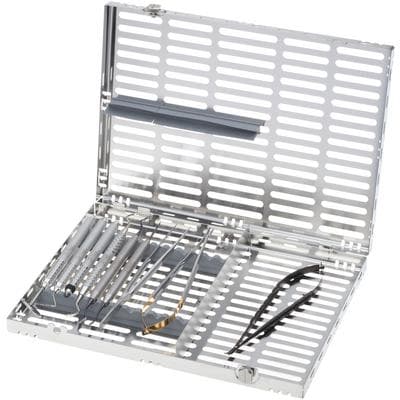 Hu-Friedy Black Line Microsurgical Kit, 11-Piece Stainless Steel Surgical Instrument Set thumbnail 3