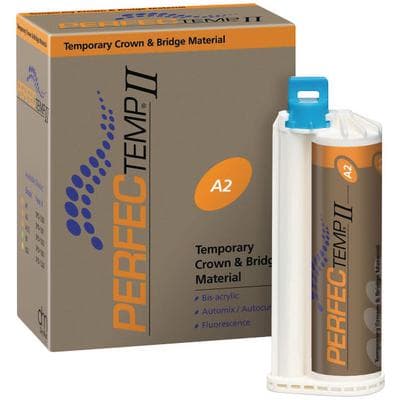 PERFECTemp II Temporary Crown & Bridge Material, Bis-Acrylic, Self-Cure, Shade A2, 50 mL Cartridge Refill, SPD1301 thumbnail 20