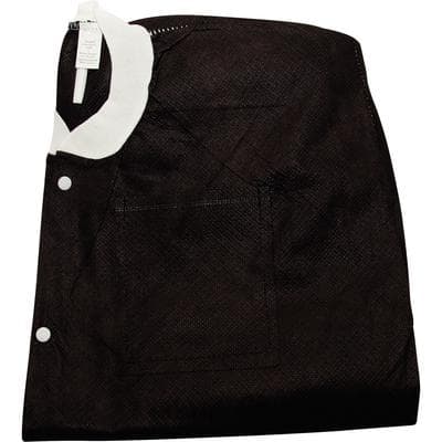 ValuMax Extra-Safe Hip Length Lab Jacket, AAMI Level 3, Black, Small, 10/Pack, 3630BKS thumbnail 6