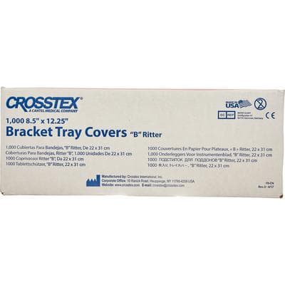 Crosstex Bracket Heavyweight Paper Tray Covers, Ritter Size B, 8.5" x 12.25", Dusty Rose, 1000/Box, FBDR thumbnail 7