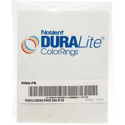 Nordent DuraLite ColorRings, Purple, 48/Bag, RING-PR thumbnail 8