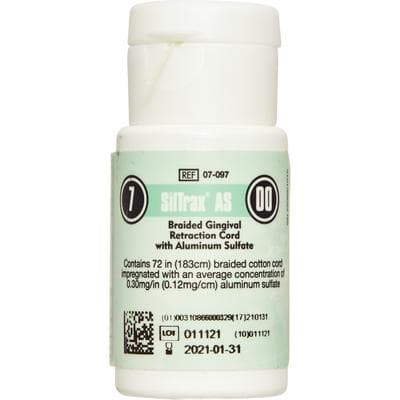SilTrax AS Braided Retraction Cord, Size #00 (7/00), Aluminum Sulfate, 72" per Pack, 07-097 thumbnail 11