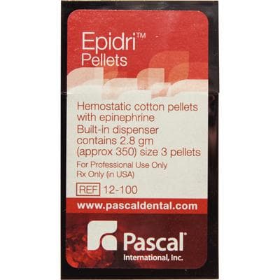 EpiDri Hemostatic Cotton Pellets with Epinephrine, Size #3 (4mm), Yellow, 1.9 mg Racemic Epinephrine HCl per Pellet, 350/Box, 12-100 thumbnail 18