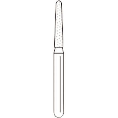 Solo Diamond Single-Use Burs, FG, Round-End Taper, #1115.8, 1.6 mm, Coarse, Green, 25/Bx, 856015C thumbnail 8