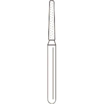 Solo Diamond Single-Use Diamond Bur, FG, Modified KR Taper, #0812.8, 1.2 mm, Coarse, Green, 25/Pk, 847KR012C thumbnail 6