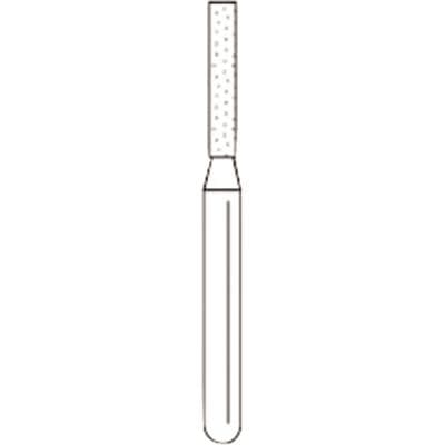 Solo Diamond® Single-Use Diamond Burs FG, Flat-End Cylinder, #0712.7, 1.2mm, Fine, Red, 25/Bx, 837012F thumbnail 9