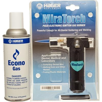 MiraTorch Piezo Electronic Ignition Gas Burner with 6 fl oz MiraTorch Gas thumbnail 2