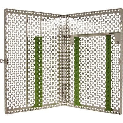 Hu-Friedy IMS Infinity Series 16-Instrument Large Cassette with Accessory Area, Green, IMN4169 thumbnail 7