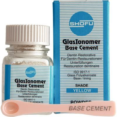 Shofu GlasIonomer Base Cement Powder, Yellow, 15 g, Refill, #1111 thumbnail 18