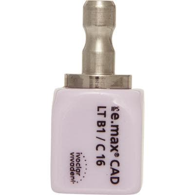 IPS e.max CAD LT (Low Translucency) Lithium Disilicate Milling Block, Size C16, Shade B1, for CEREC/inLab, 5/Box thumbnail 9
